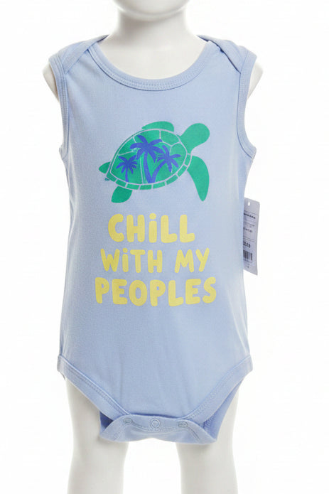 Blue Chillest Lil Bro Carters Tank Top Onesie, 18M B