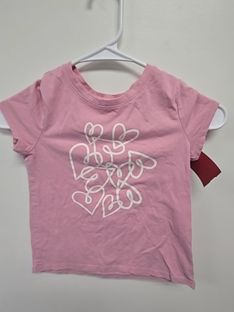 Pink Heart Cat & Jack Shirt, 4T G