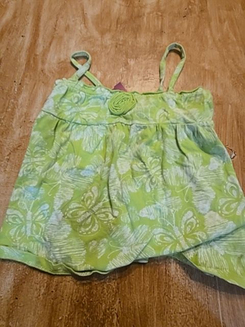 Green/White Arizona Tank Top, 6 G