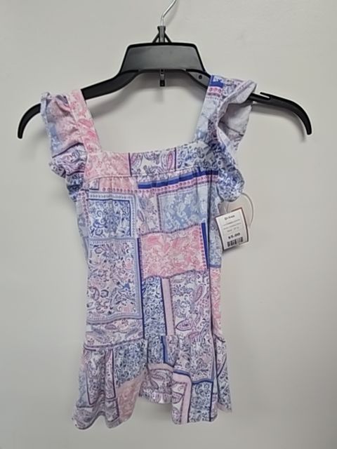 Pink/Blue/White Childrens Place Dress, 3T G