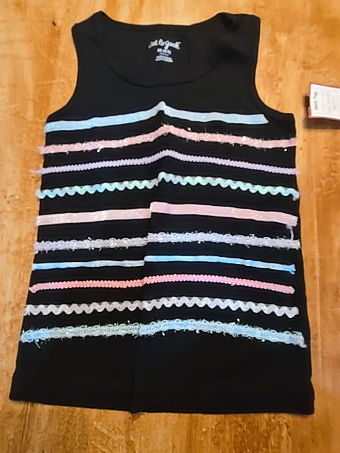 Black/Colorful Stripes Cat & Jack Tank Top, 4T G