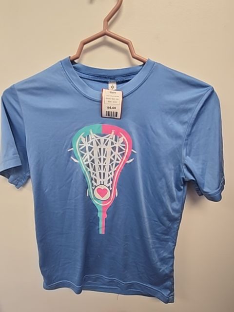 Blue Lacross Team 365 Shirt, 10 G