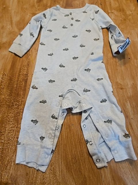 Grey Car Carters Pant One Piece, 12M B