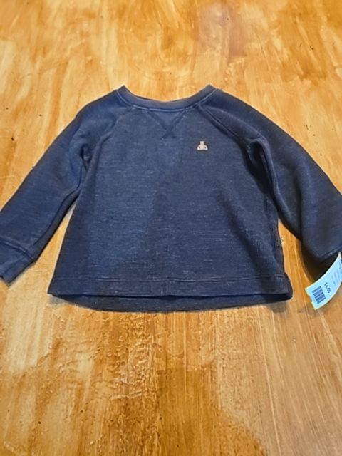 Navy Gap Longsleeve Shirt, 18M B