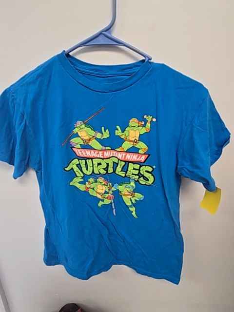 Blue Ninja Turtles Shirt, 8 B