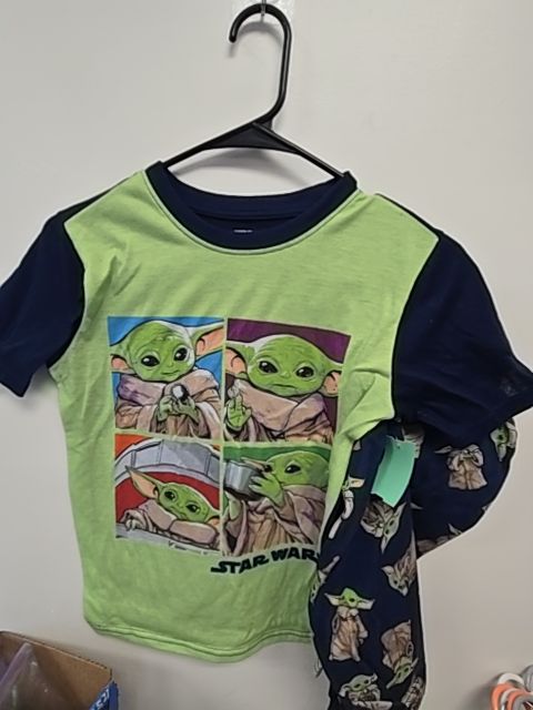 Blue/Green Yoda Pjs, 10 B