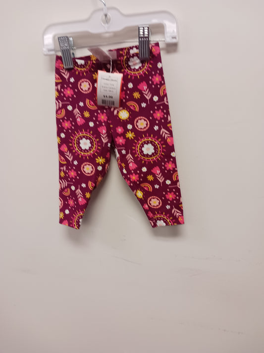 Pink Carters Flower Pants, 6M G