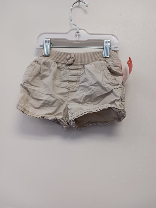 Tan Childrens Place Ruffled Shorts, 2T G