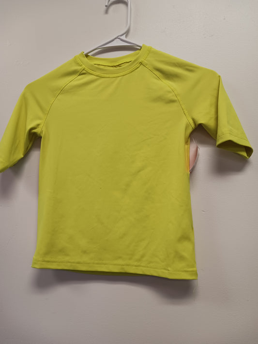 Yellow Wonder Nation Swim Shirt 6/7, 6 B