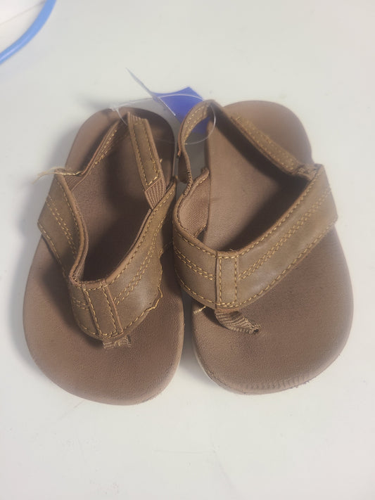 Brown Wonder Nation Flip Flops, 5 B