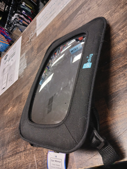 Black Goldbug Car Mirror
