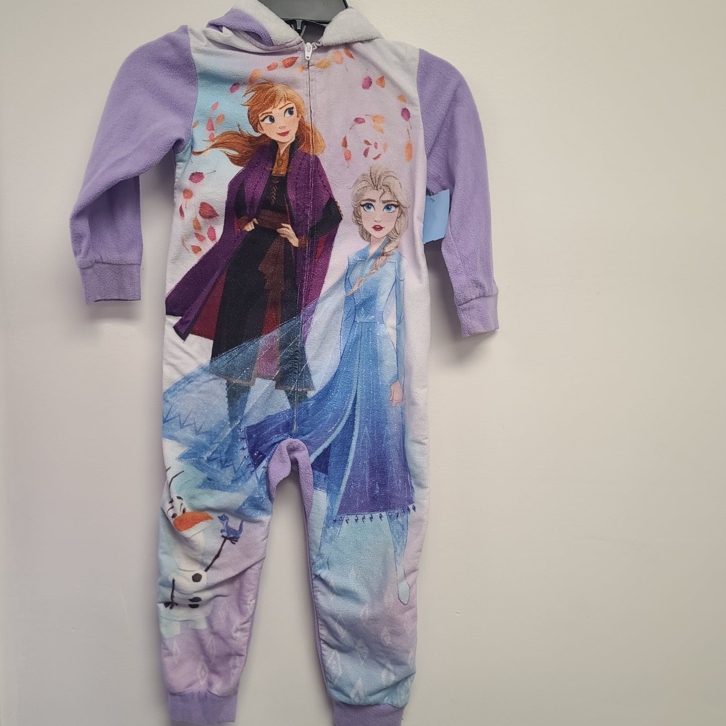 purple Disney One Piece Frozen Sleeper, 4T G