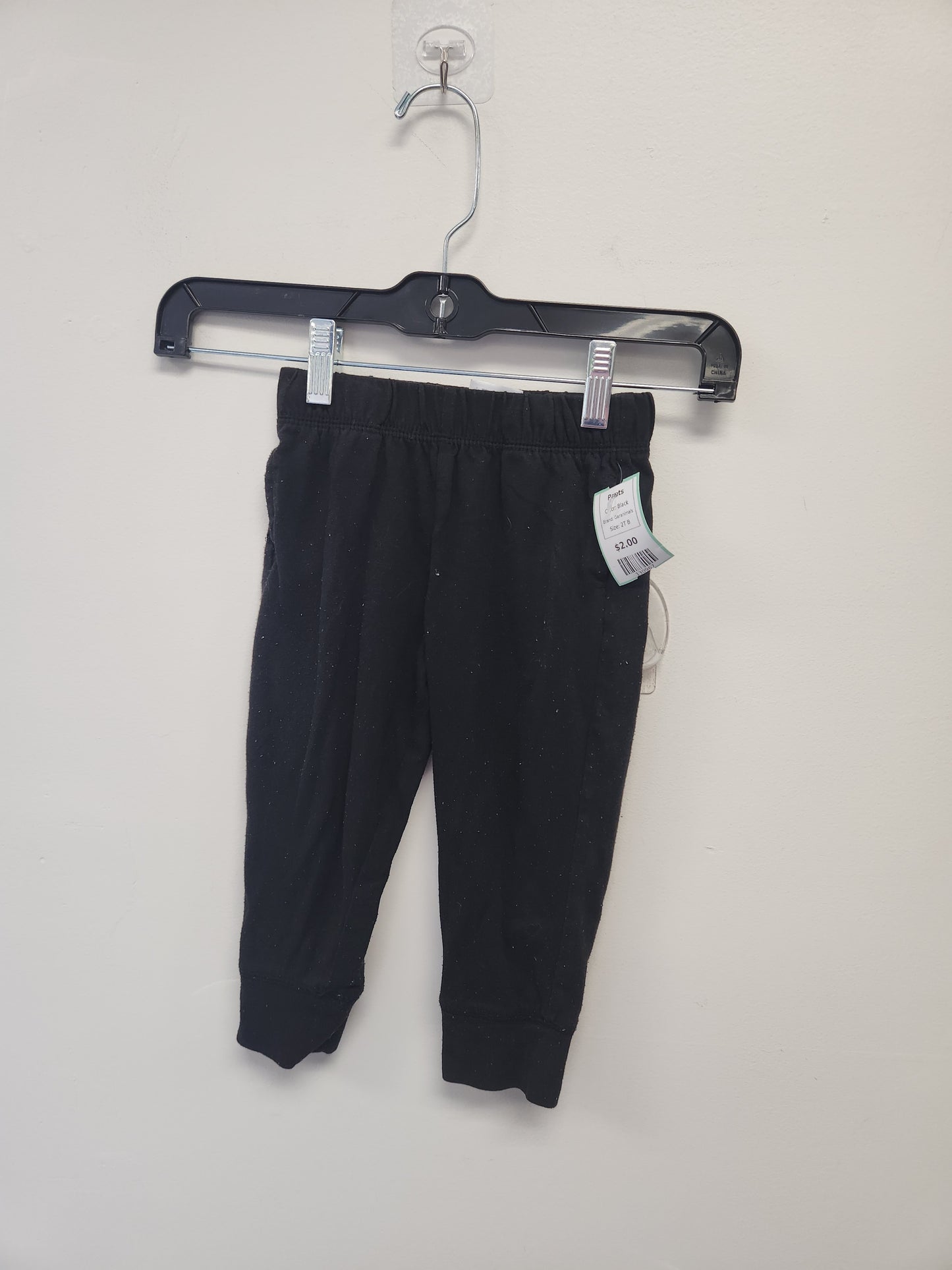 Black Garanimals Pants, 2T B