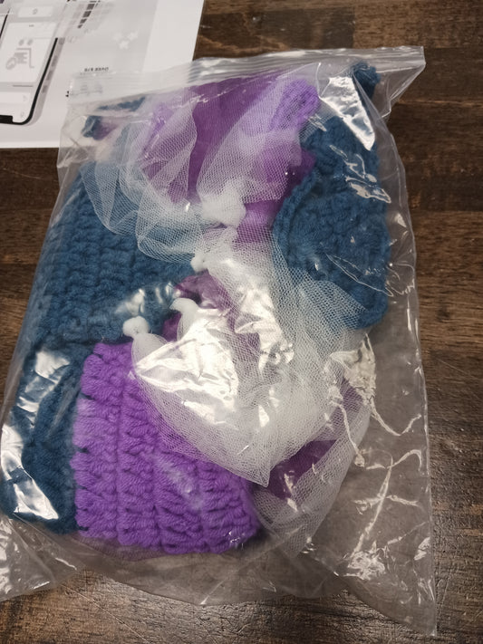 Purple/Navy  Mermaid Photography Outfit, NB G