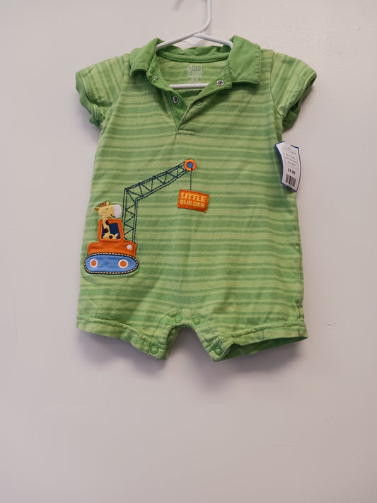 Green Child of Mine One Piece Crane Outfit 3/6m, 3M B