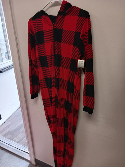 Red/Black Cat & Jack One Piece Pjs, 14 B