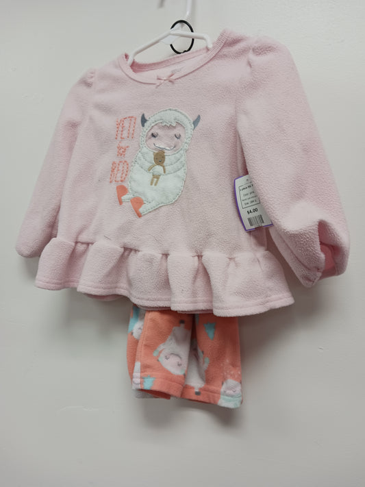 pink just one you 2 piece Pjs Yeti, 18M G