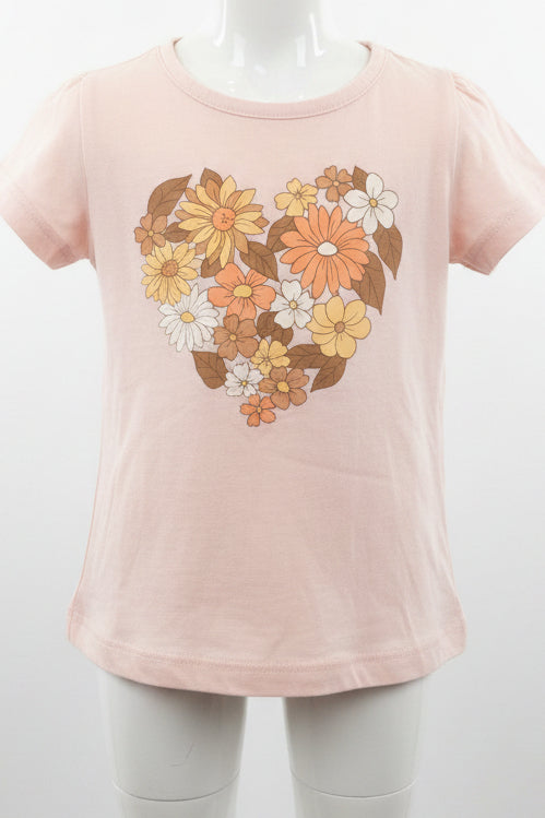 Pink Flower Little Lass Shirt, 5T G