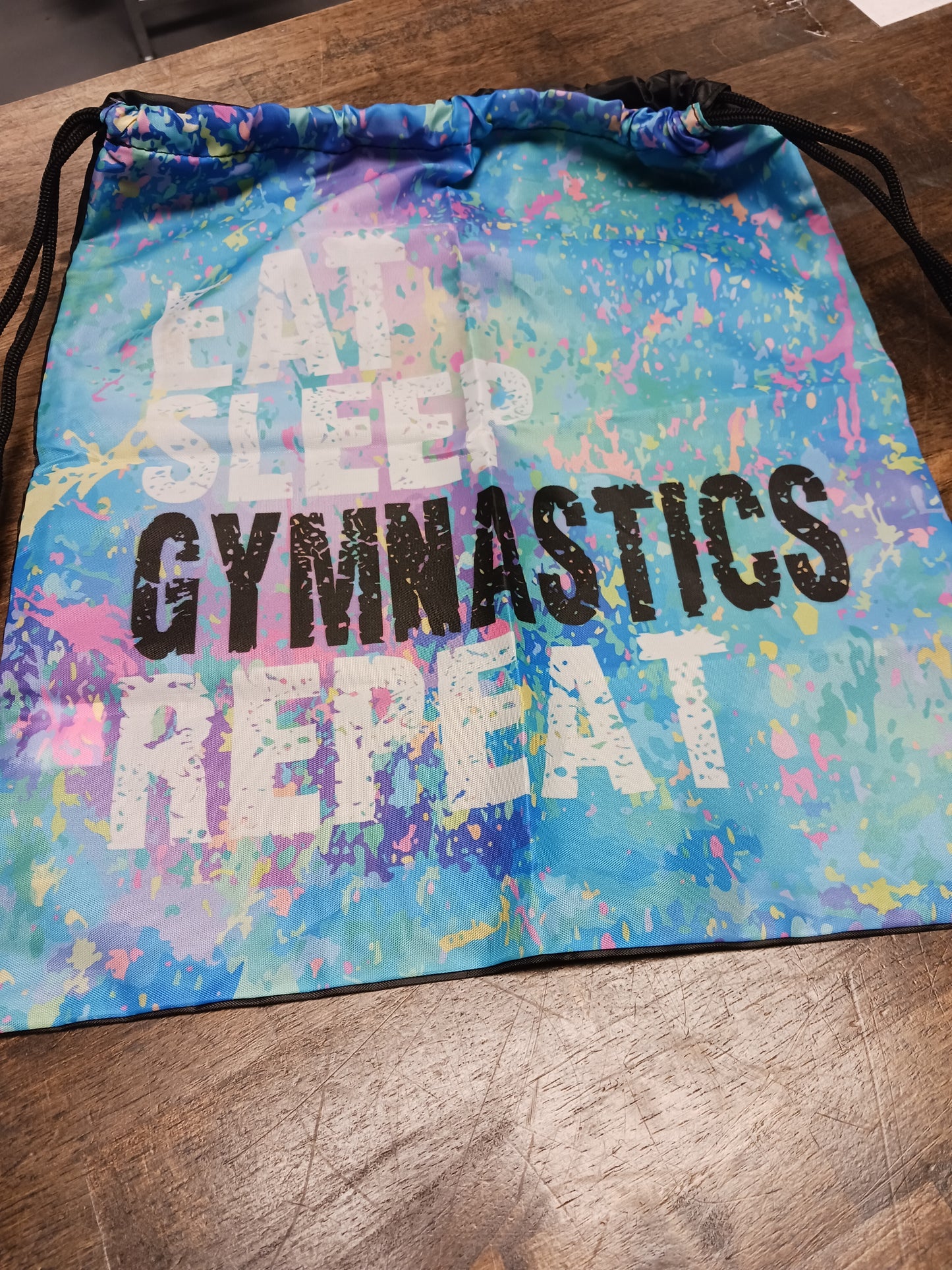 Eat,Sleep Gymnastics book bag