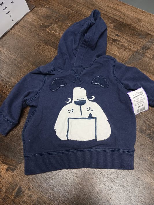 blue Carters Dog Hoodie, 3M B