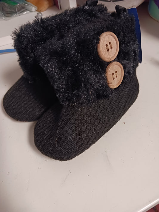 Black  Crib Boots, NB G