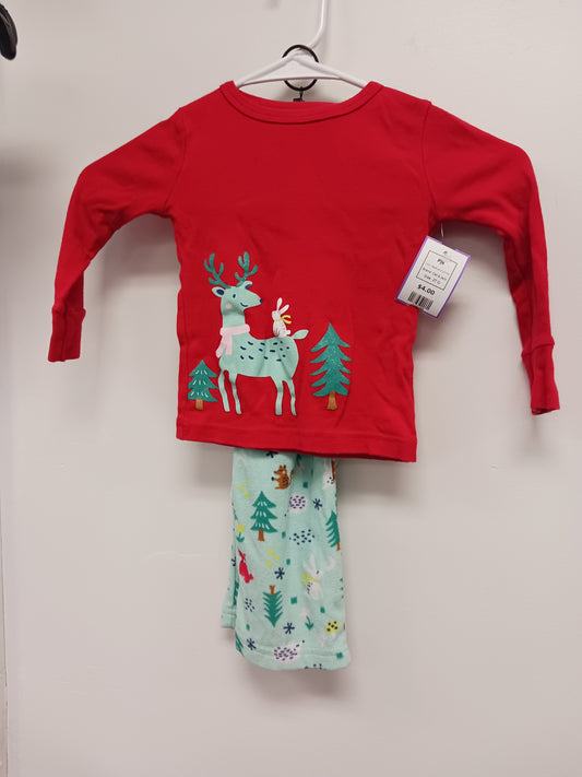 Red/Blue Christmas Cat & Jack Pjs, 2T G