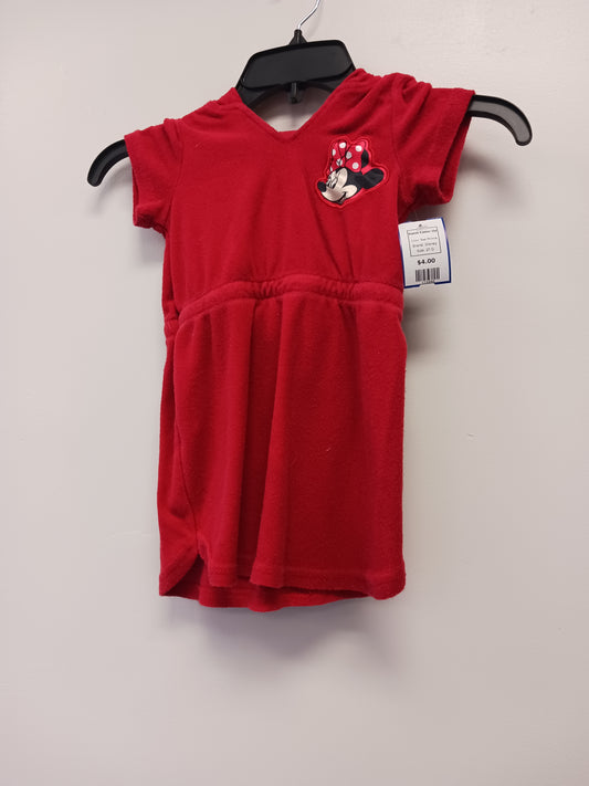 Red Minnie Disney Swim Cover Up, 2T G