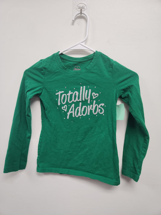 Green Faded Glory Long Sleeve Tshirt, 6 G