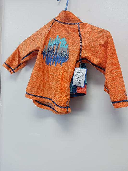 Orange/Blue UV Skinz Swim Set, 2T B