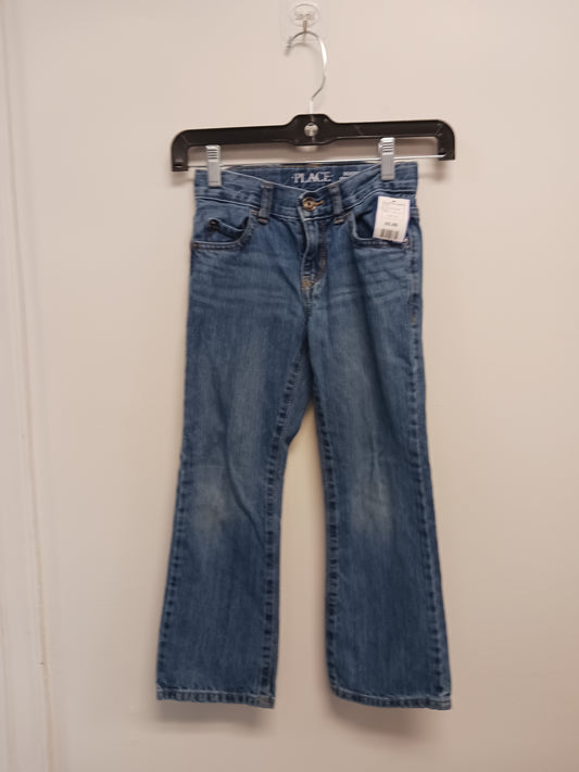 Blue Childrens Place Boot Cut Jeans, 6 B