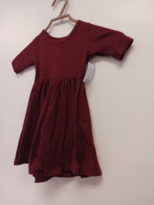 Burgandy Miliana Dress, 2T G