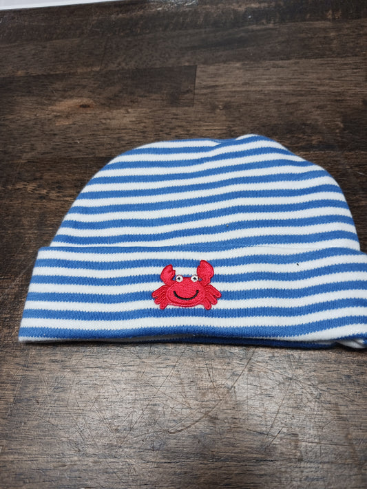 Blue/White/Red Crab  Hat, NB B
