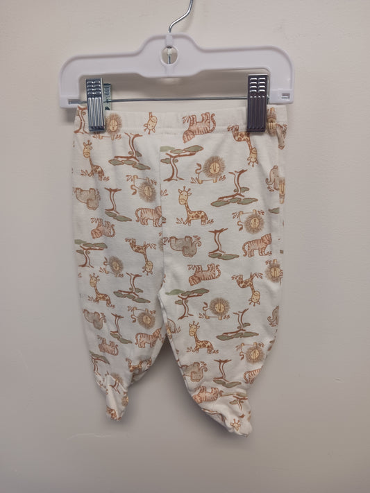 Brown Kidgets Anim al Hat & Joggers 3/6m, 3M B