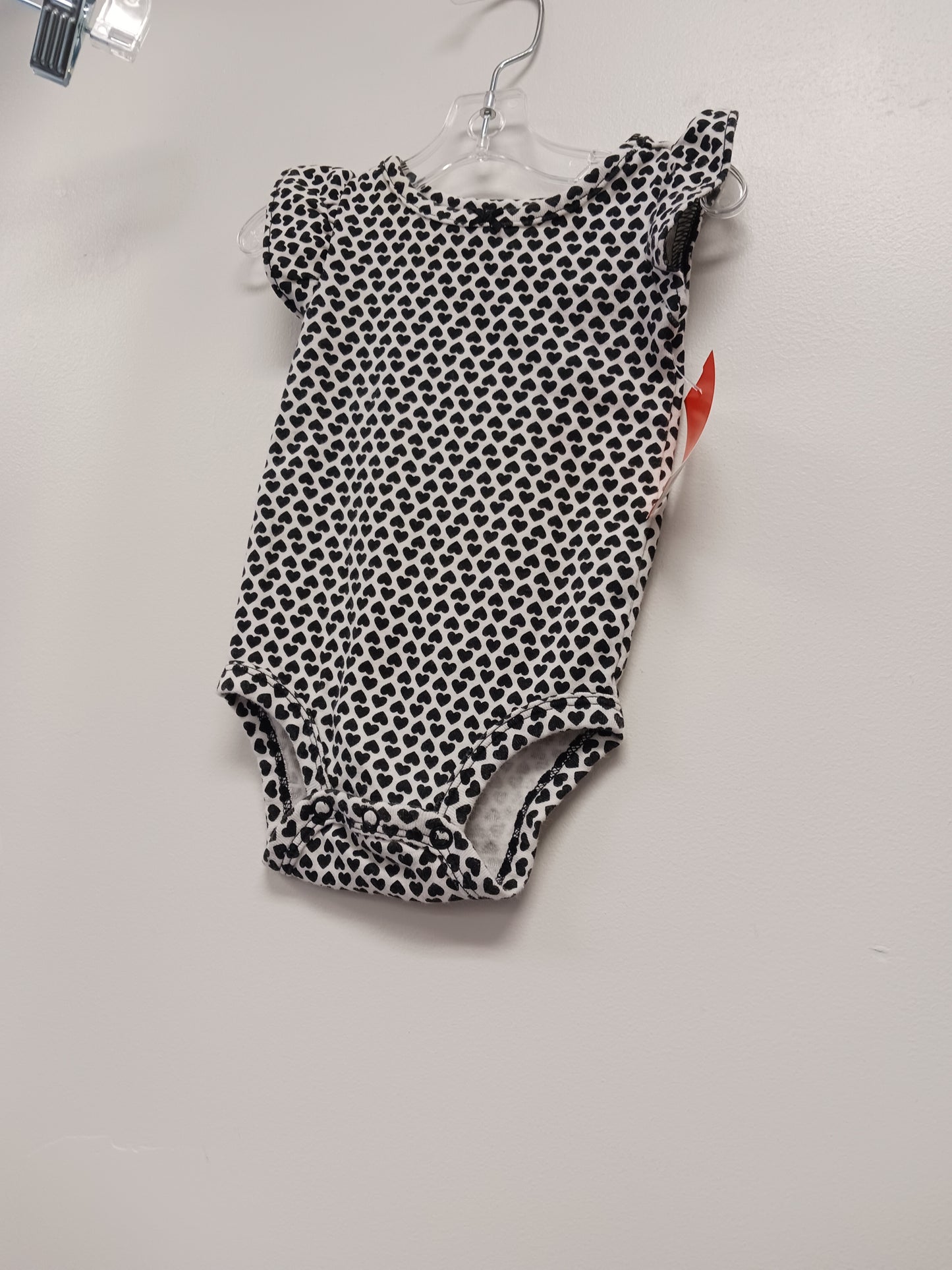 Black/White Carters Onesie, 3M G