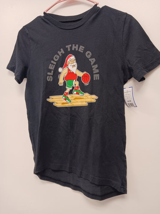 Black Under Armour Santa Shirt 7/8, 7 B