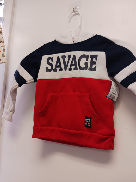 white/red/blue Phat Farm Hoodie, 4T B