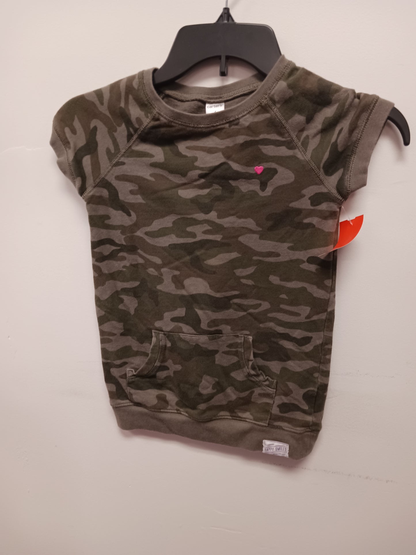 Green Camo Carters Dress, 6 G