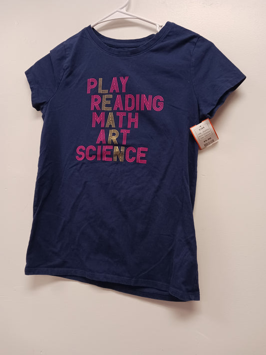 Navy/Pink Cat & Jack Shirt, 10/12 G