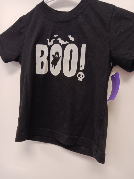 Black Boo Wonder Nation Shirt, 2T B