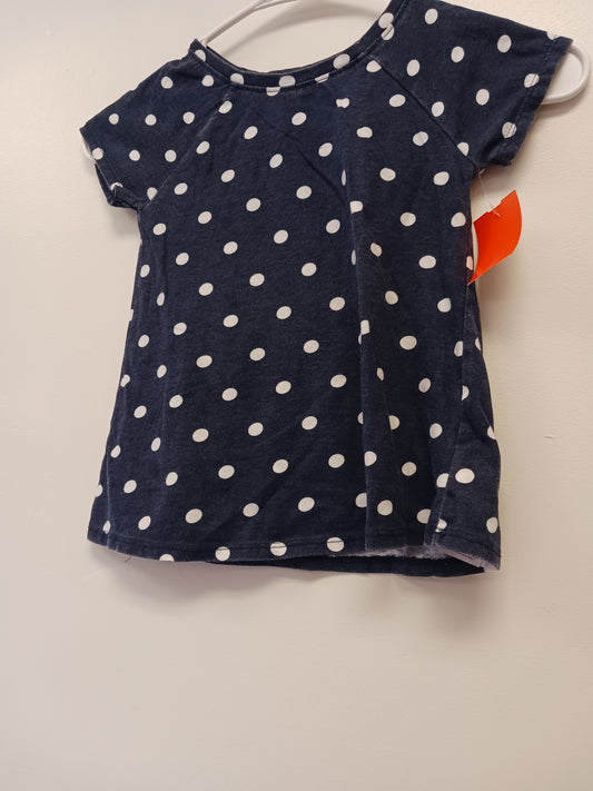 Navy/White Polka Dot Old Navy Shirt, 4T G