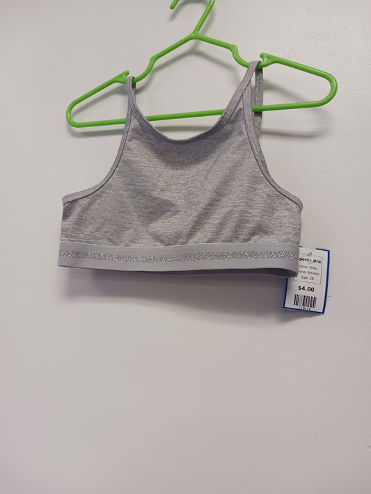 Grey Athletic Sports  Bra, 28