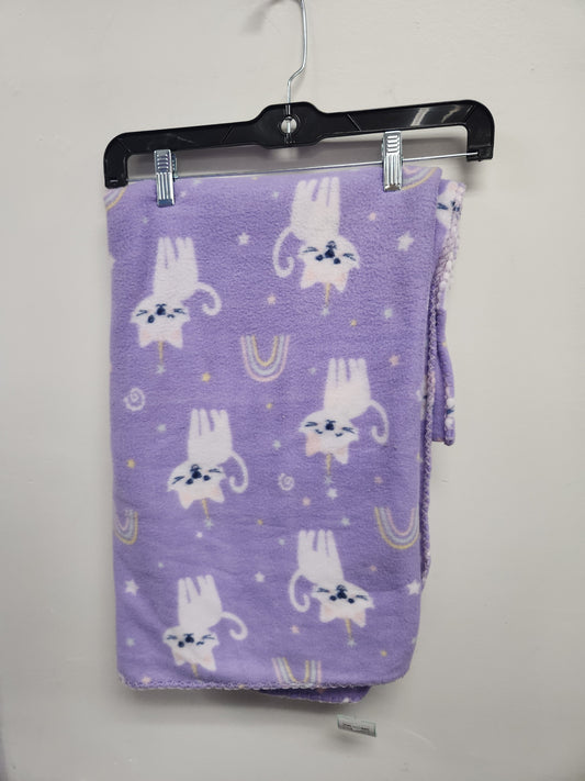 Purple  Cat Blanket