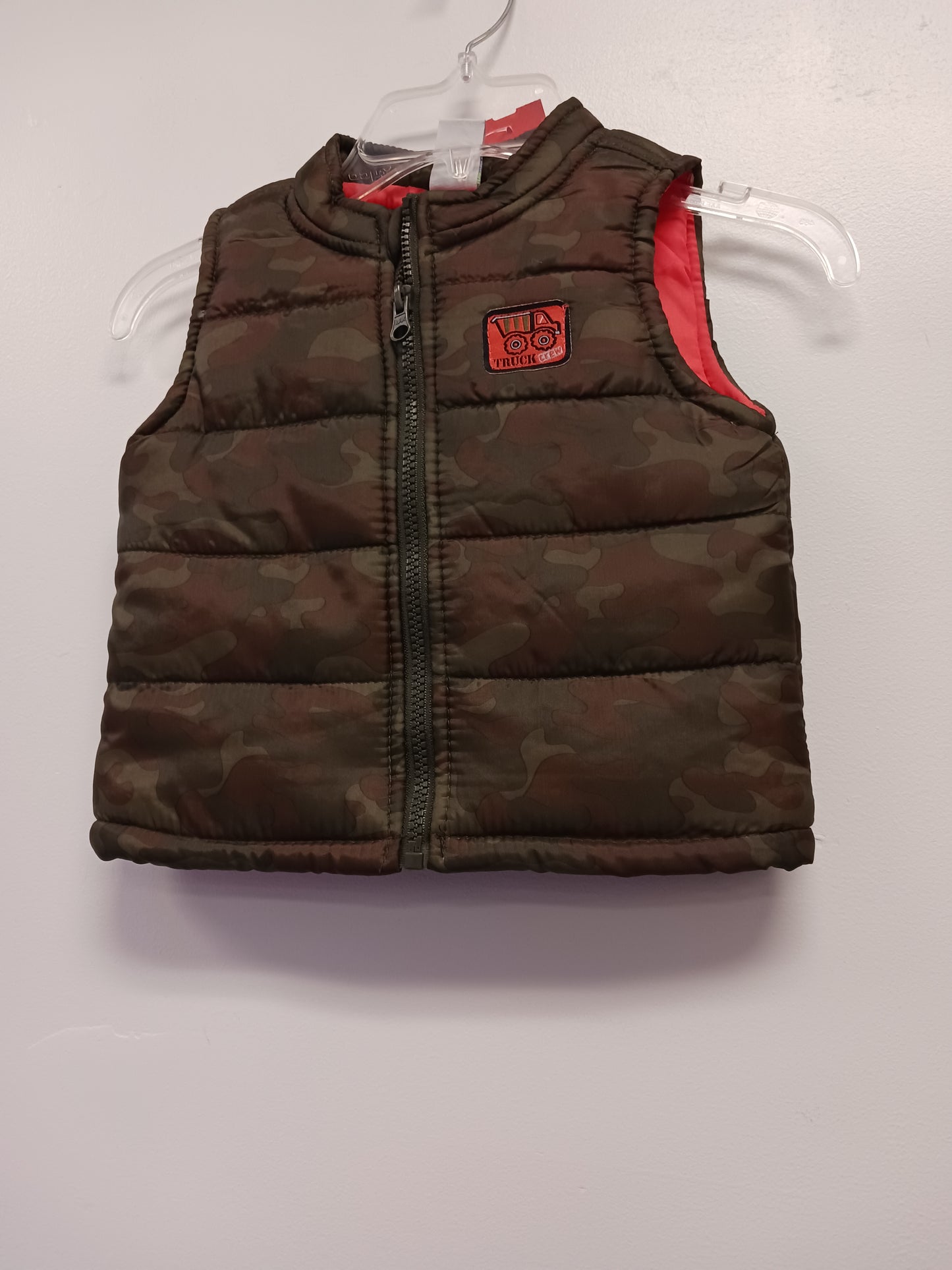 Green/Brown Camo Healthtex Vest, 2T B