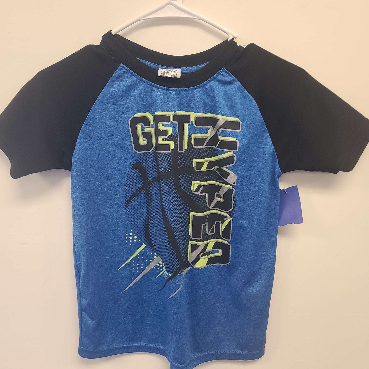 Blue/Black Buzzer Beater Shirt, 8 B