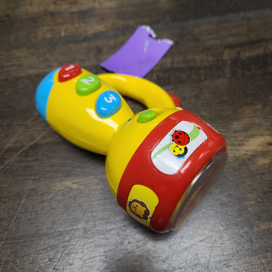 yellow Vtech Lady Bug Flash Light