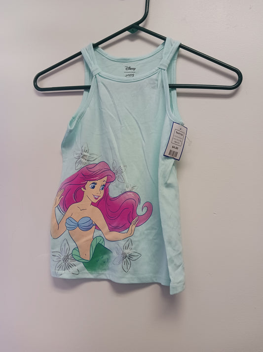 Blue Littler Mermaid Jumping Bean Tank Top, 6 G