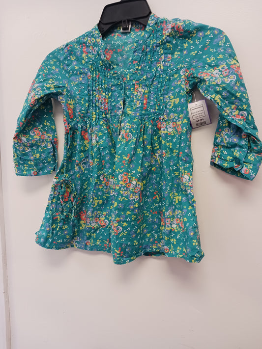 Blue Flower Old Navy Longsleeve Shirt, 5T G