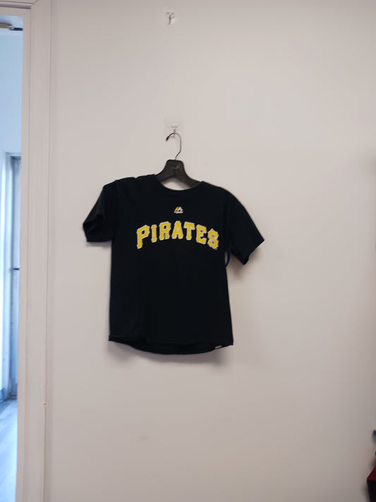 Navy Majestic Pirates Tshirt, 7 B