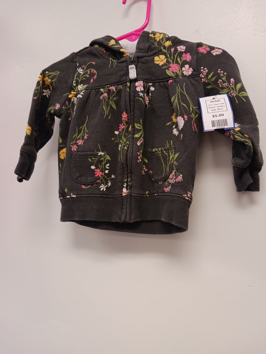 Grey Flower Carters Jacket, 9M G