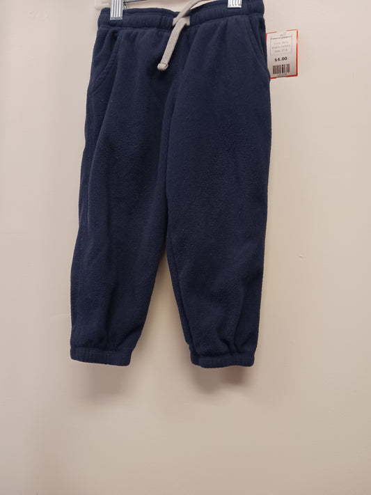 Navy Carters Fleece Joggers, 2T B